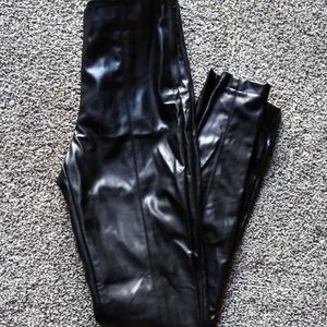 Pleather pants